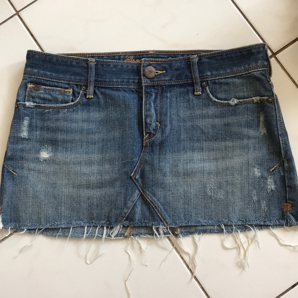ABERCROMBIE AND FITCH JEANS SKIRT